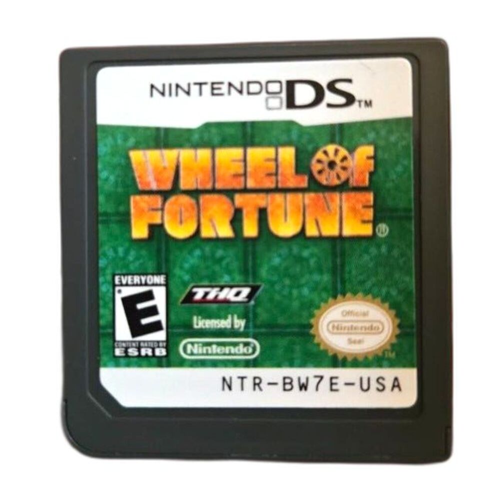 Wheel of Fortune Nintendo DS 3DS (Cartridge Only) Tested
